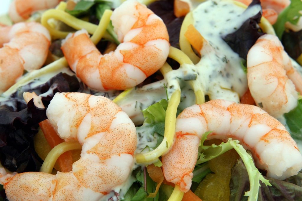 Los mariscos son alimentos ricos en minerales.